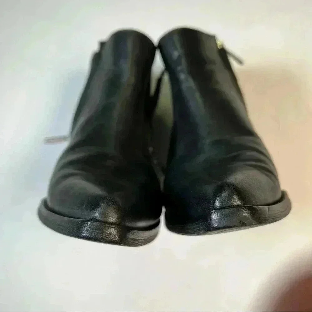 Sam Edelman Women's Leather Pointed Block Heel Ankle Booties Black Sz 6.5 Lk new - Picture 4 of 12